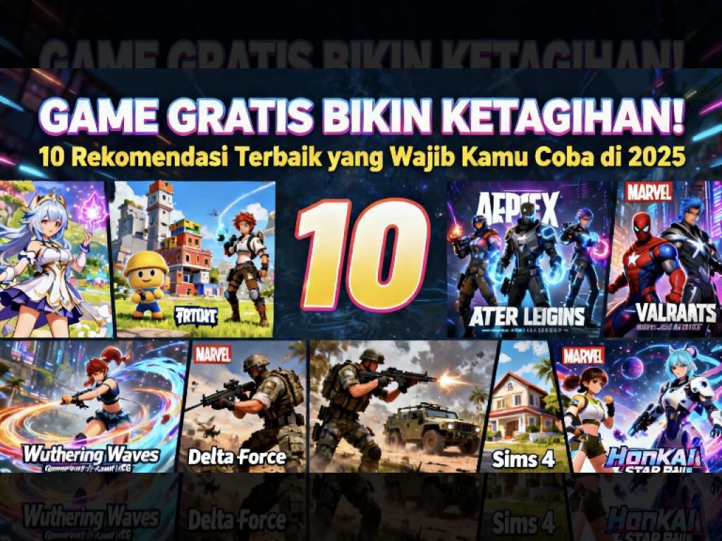 GAME GRATIS BIKIN KETAGIHAN! 10 Rekomendasi Terbaik yang Wajib Kamu Coba di 2025