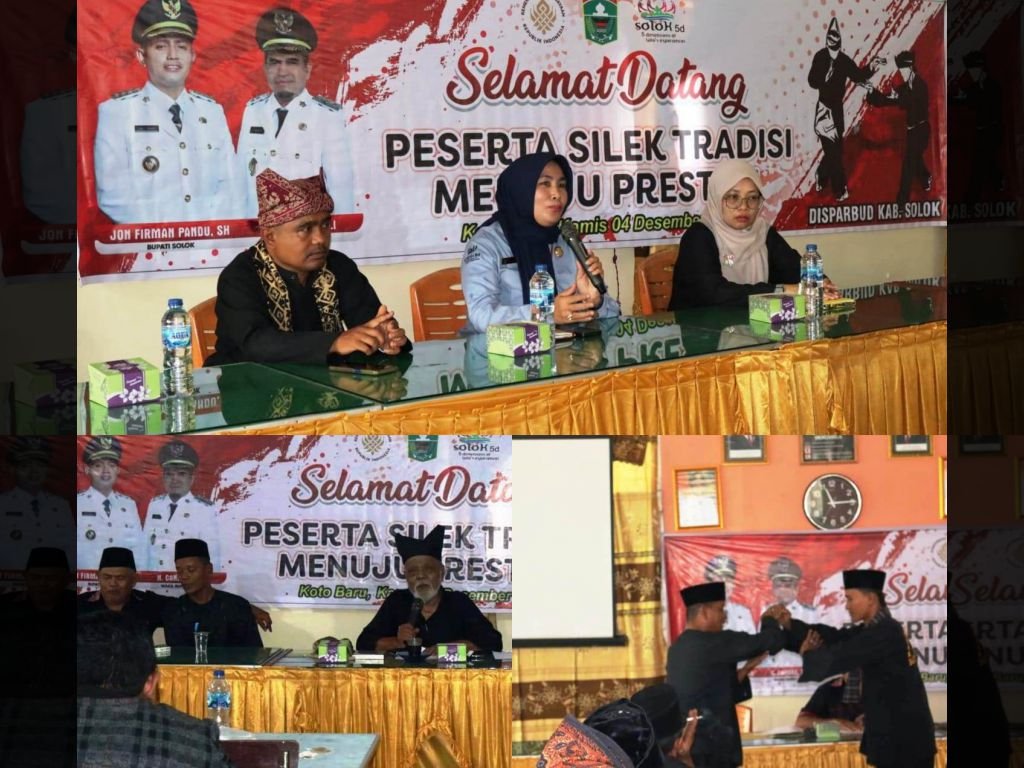 Programkan Silek Tradisi Menuju Prestasi, Disparbud Solok Dorong Guru dan Tuo Silek Hidupkan Sasaran