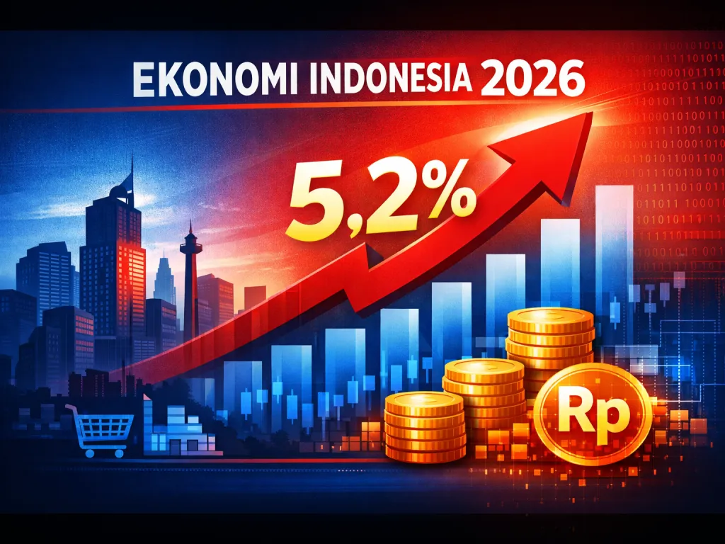 Ekonomi Indonesia 2026 Diprediksi 5,2%, ADB Lebih Optimistis dari Bank Dunia