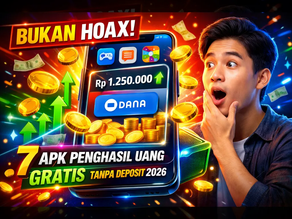 Bukan Hoax! Ini 7 APK Penghasil Uang Gratis Tanpa Deposit 2026