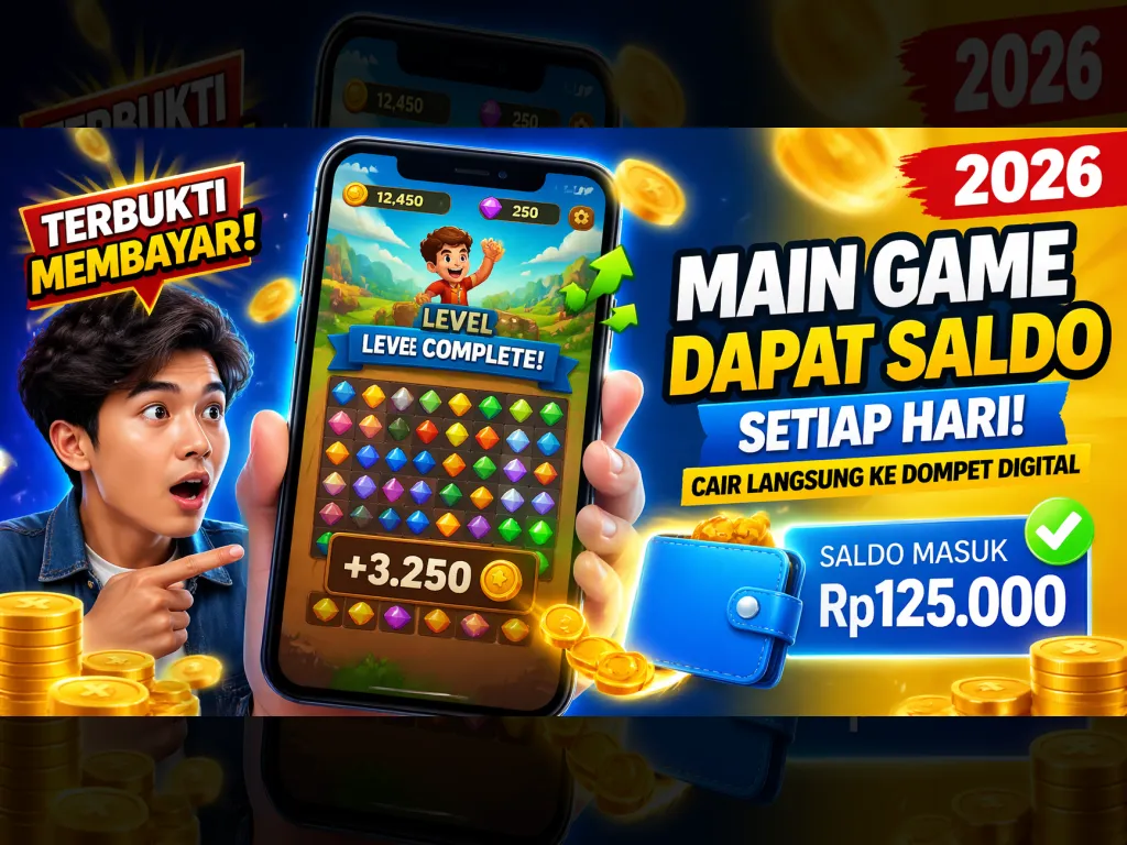Game Penghasil DANA 2026 Ini Bikin Saldo Numpuk Tiap Hari