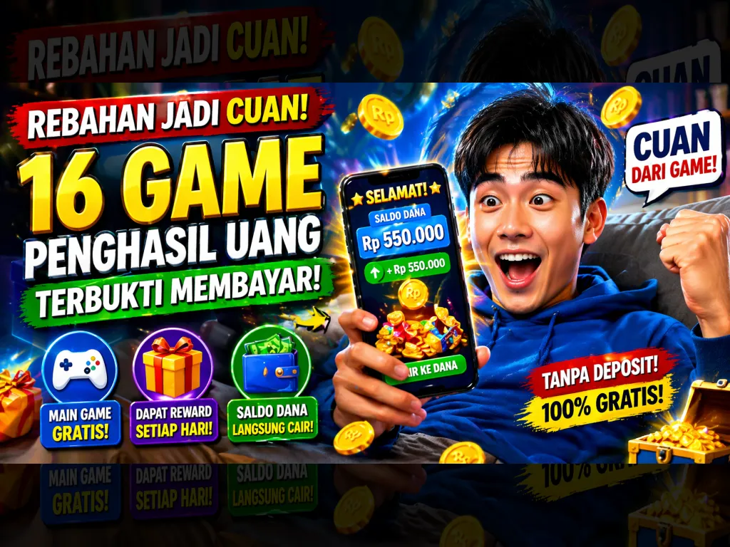 Game Penghasil Uang Gratis, 16 Nama Ini Disebut Bisa Cair ke DANA