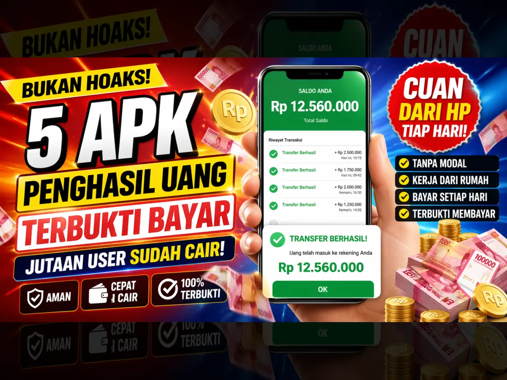 Bukan Hoaks! 5 APK Penghasil Uang yang Sudah Membayar Jutaan Pengguna