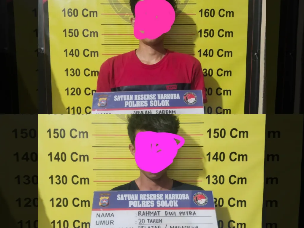 Kedapatan Bawa Sabu, Dua Mahasiswa Dibekuk Satres Narkoba Polres Solok 