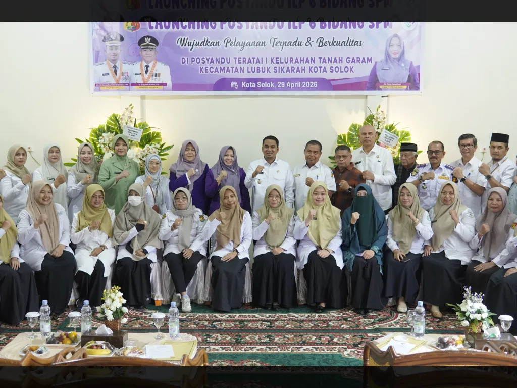 Walikota Solok Launching Posyandu 6 SPM, Perkuat Pelayanan Terpadu bagi Masyarakat