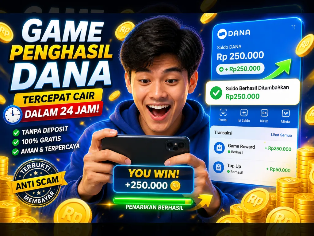Game Penghasil DANA 2026 yang Bisa Cair dalam 24 Jam