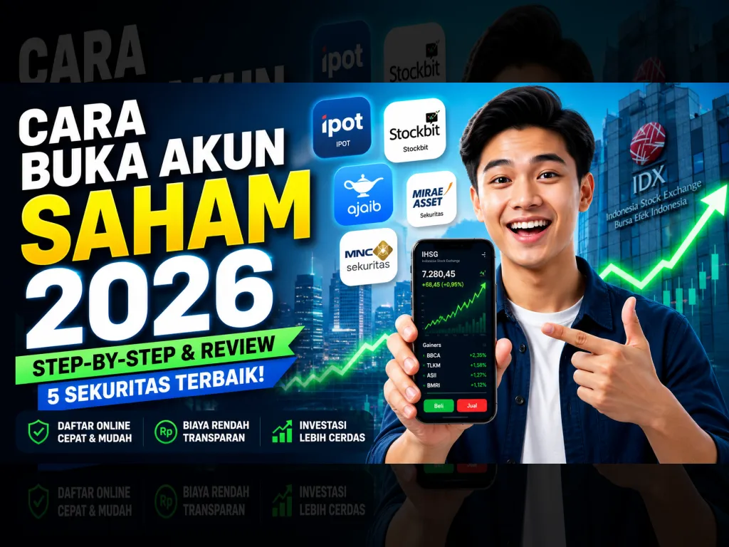 Cara Membuka Akun Saham Online 2026: Step-by-Step & Review Sekuritas Terbaik