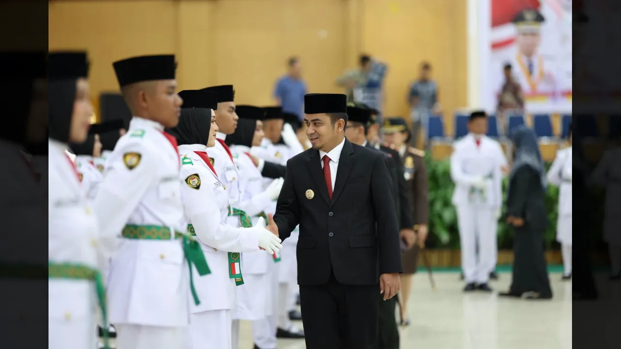 Dikukuhkan Walikota Solok, 65 Paskibraka Siap Tuntaskan Misi Kibarkan Merah Putih