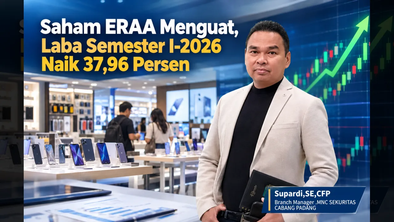 Saham ERAA Menguat, Laba Semester I-2026 Naik 37,96 Persen