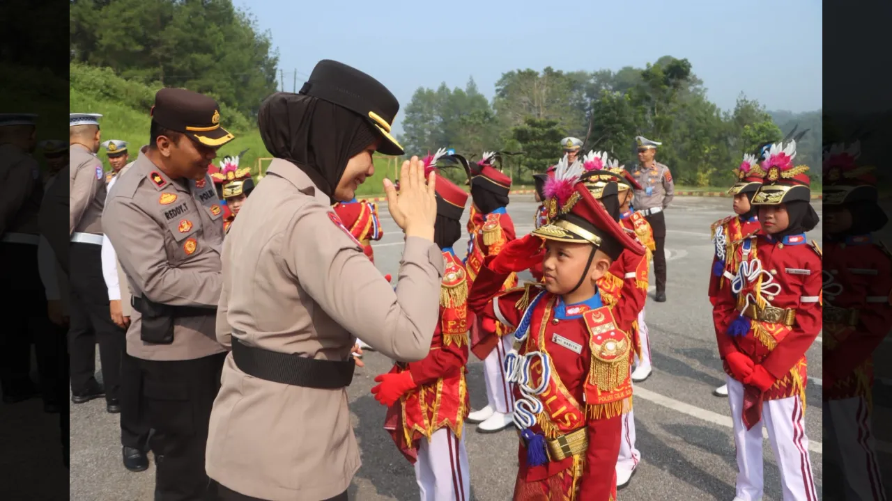  Pocil Polres Solok Siap Berlaga di Tingkat Sumbar, AKBP Rini Turun Beri Semangat