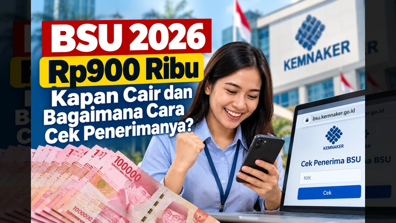 BSU 2026 Rp900 Ribu: Kapan Cair dan Bagaimana Cara Cek Penerimanya?