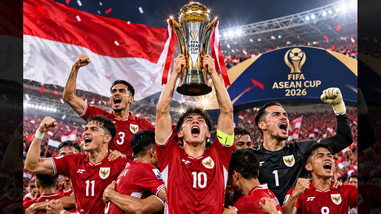 Indonesia Juara FIFA ASEAN Cup 2026, Thailand Ditaklukkan Lewat Adu Penalti
