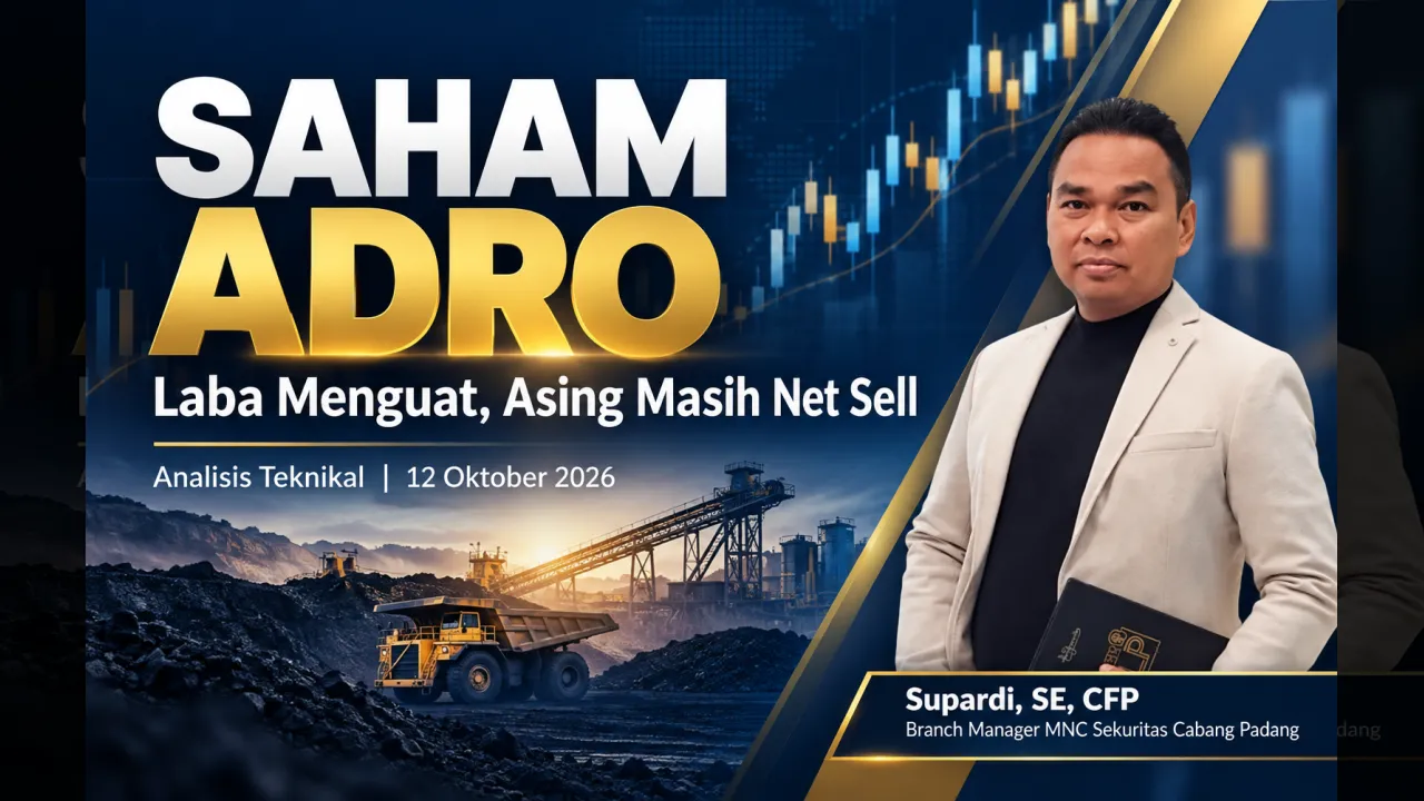 Saham ADRO: Laba Melonjak, Asing Masih Catat Net Sell